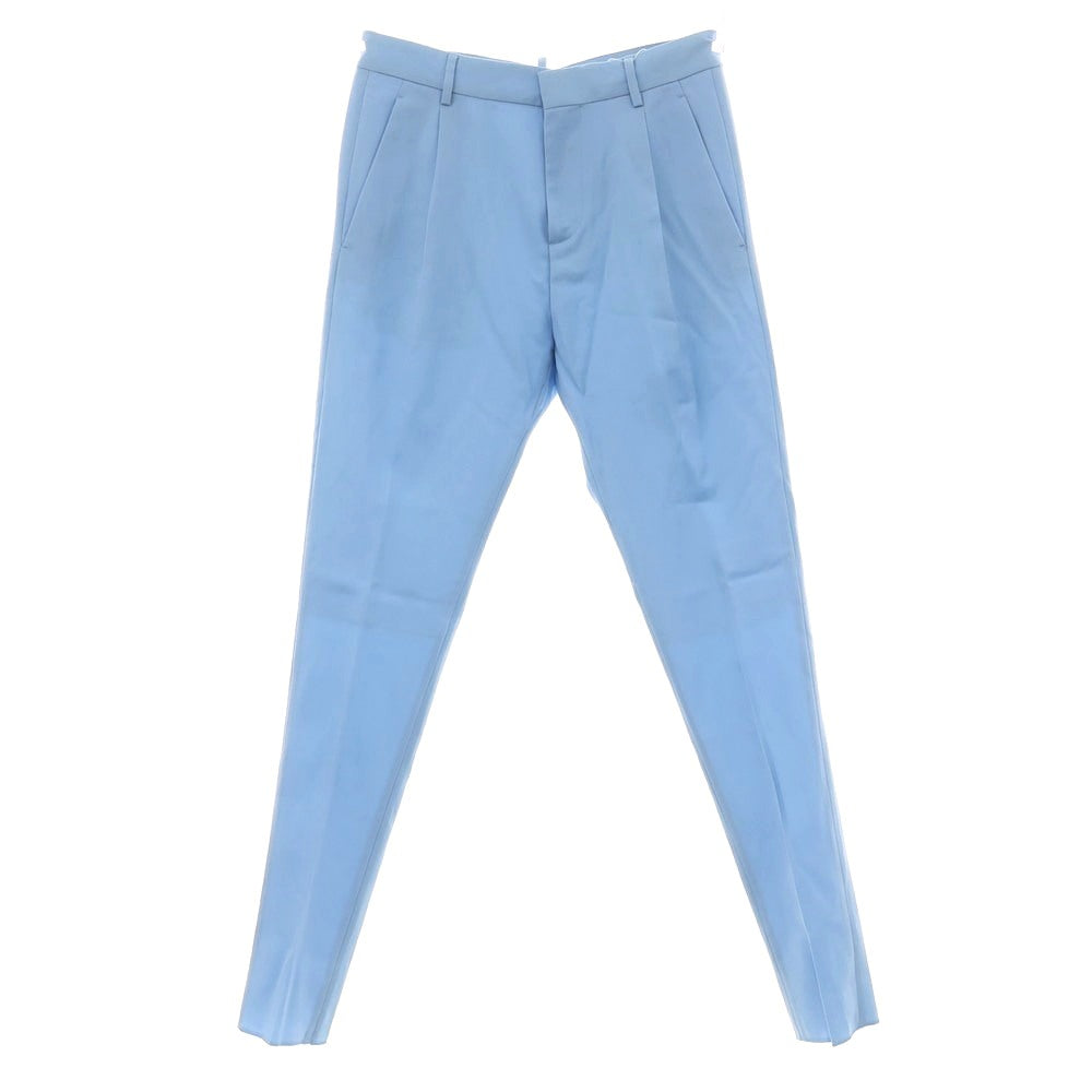 【新品アウトレット】ディースクエアード DSQUARED2 ウール カジュアルスラックスパンツ ライトブルー【 42 】【 状態ランクN- 】【 メンズ 】