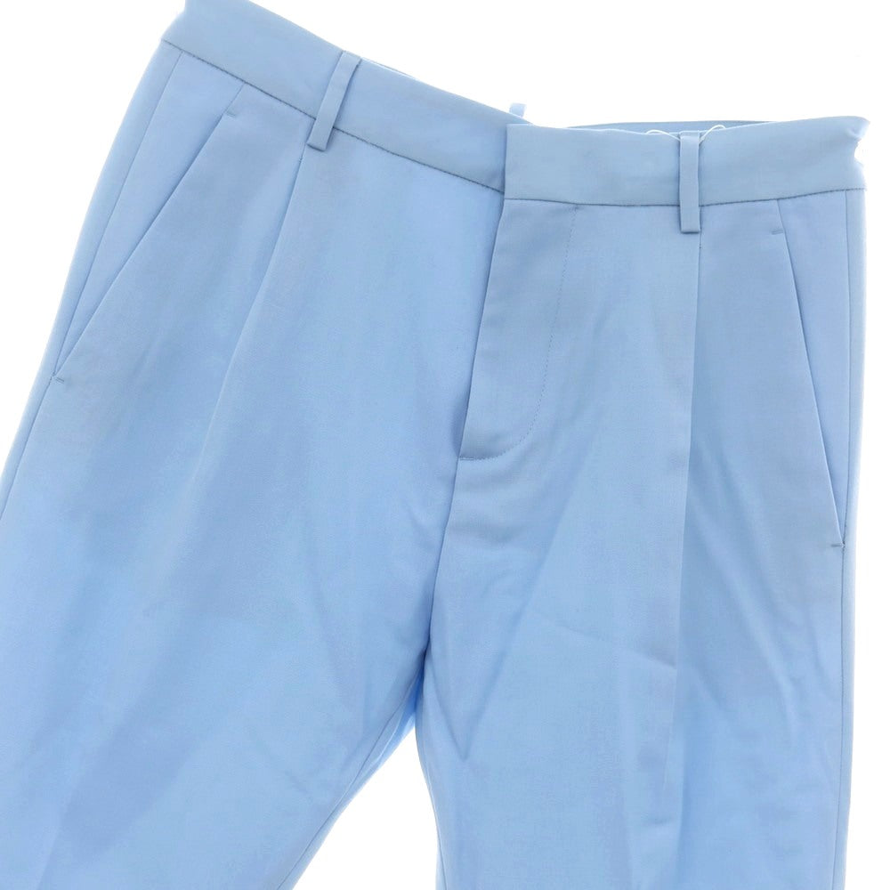 【新品アウトレット】ディースクエアード DSQUARED2 ウール カジュアルスラックスパンツ ライトブルー【 42 】【 状態ランクN- 】【 メンズ 】