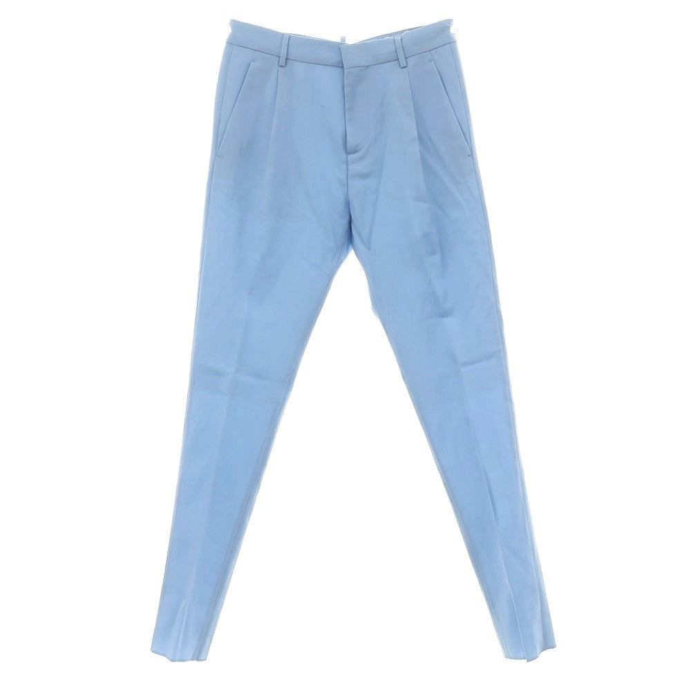 【新品アウトレット】ディースクエアード DSQUARED2 ウール カジュアルスラックスパンツ ライトブルー【 44 】【 状態ランクN- 】【 メンズ 】