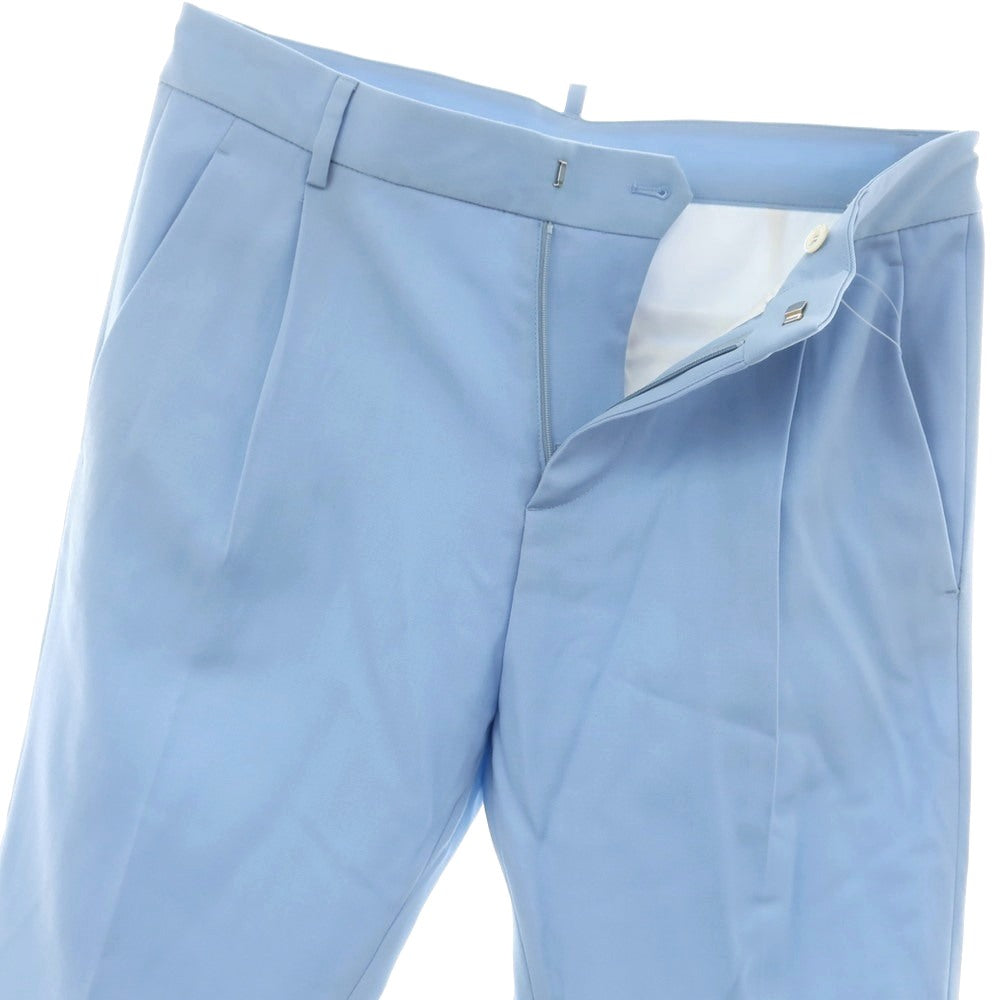 【新品アウトレット】ディースクエアード DSQUARED2 ウール カジュアルスラックスパンツ ライトブルー【 44 】【 状態ランクN- 】【 メンズ 】