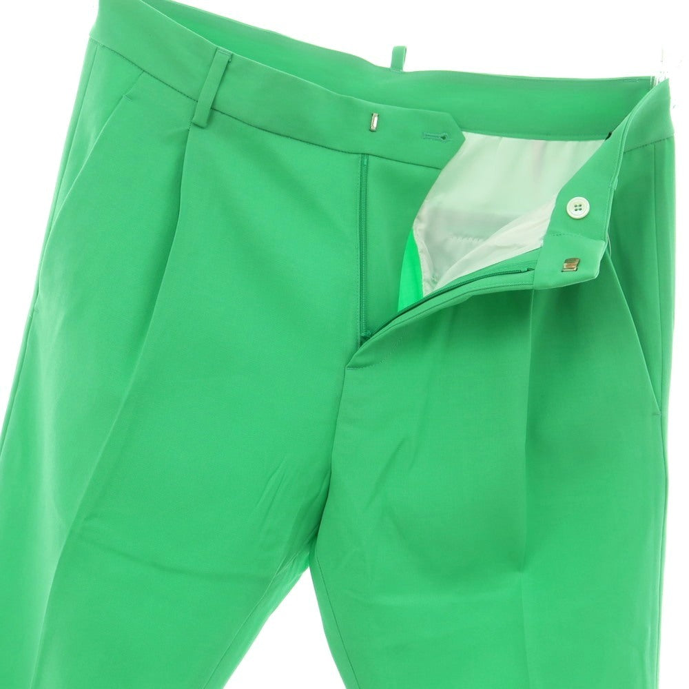 【新品アウトレット】ディースクエアード DSQUARED2 ウール カジュアルスラックスパンツ グリーン【 44 】【 状態ランクN- 】【 メンズ 】