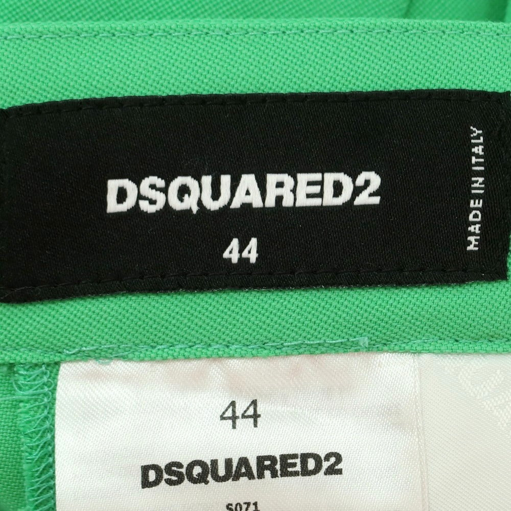 【新品アウトレット】ディースクエアード DSQUARED2 ウール カジュアルスラックスパンツ グリーン【 44 】【 状態ランクN- 】【 メンズ 】