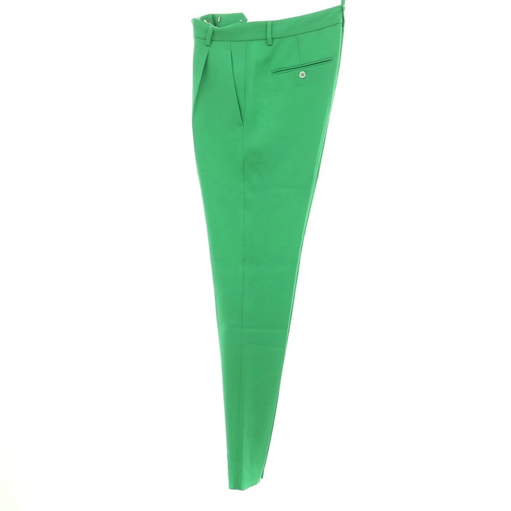 【新品】ディースクエアード DSQUARED2 ウール カジュアルスラックスパンツ グリーン【 46 】【 状態ランクN 】【 メンズ 】