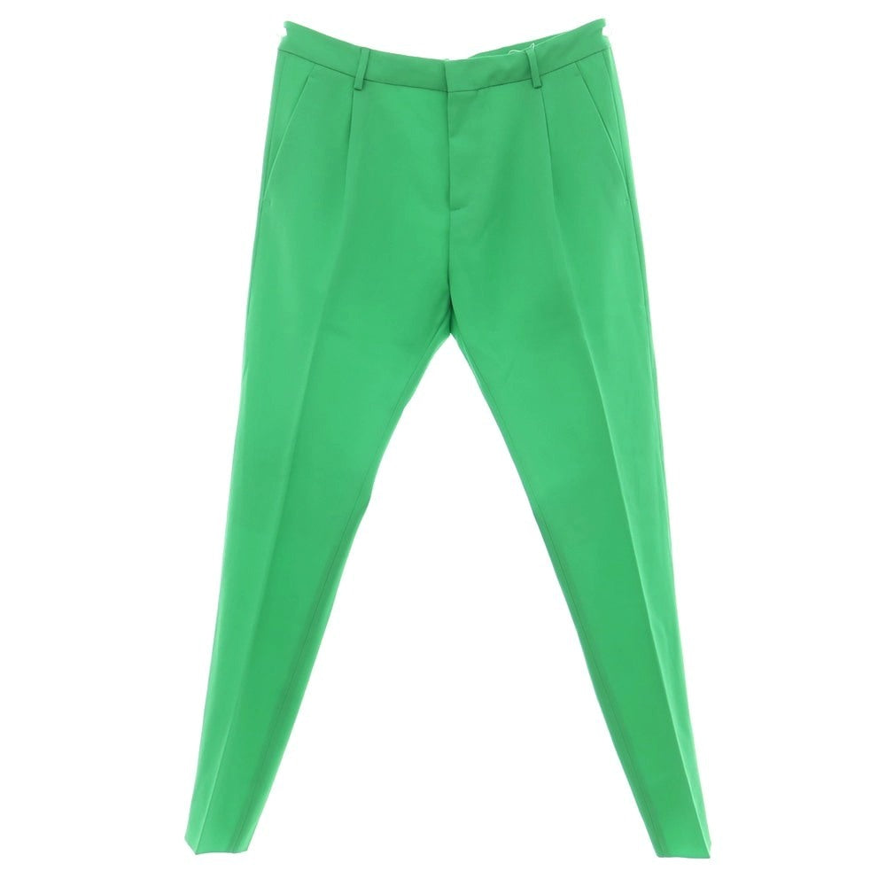 【新品】ディースクエアード DSQUARED2 ウール カジュアルスラックスパンツ グリーン【 48 】【 状態ランクN 】【 メンズ 】