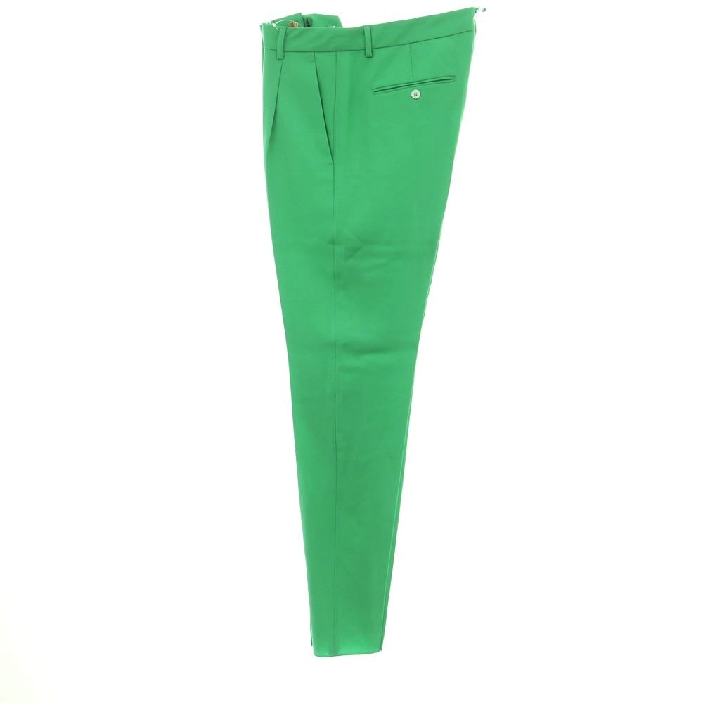 【新品】ディースクエアード DSQUARED2 ウール カジュアルスラックスパンツ グリーン【 50 】【 状態ランクN 】【 メンズ 】