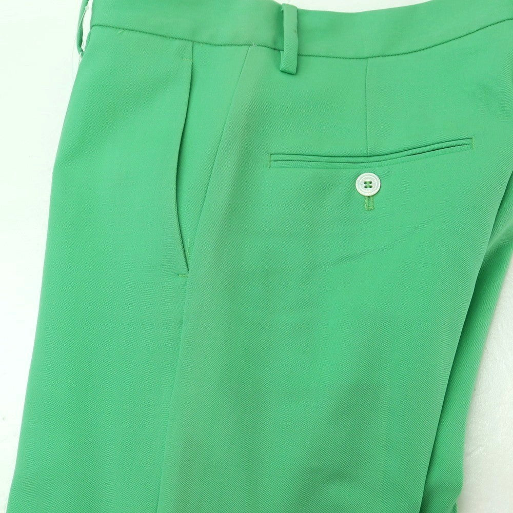 【新品アウトレット】ディースクエアード DSQUARED2 ウール フレア カジュアルスラックスパンツ グリーン【 42 】【 状態ランクN- 】【 メンズ 】