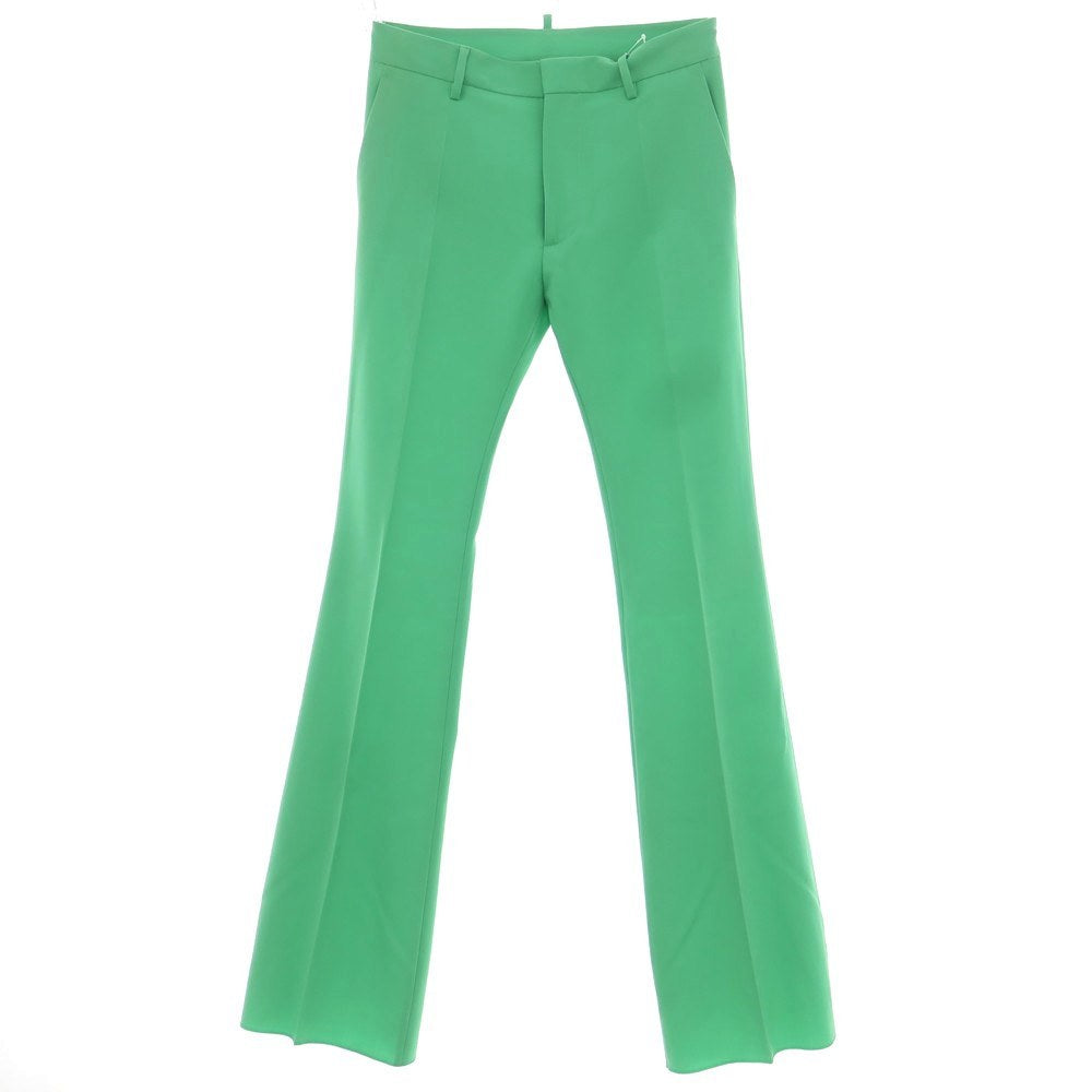 【新品アウトレット】ディースクエアード DSQUARED2 ウール フレア カジュアルスラックスパンツ グリーン【 44 】【 状態ランクN- 】【 メンズ 】