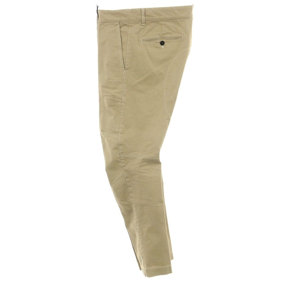 【新品】ディースクエアード DSQUARED2 ストレッチ コットン チノパンツ ベージュ【 50 】【 状態ランクN 】【 メンズ 】