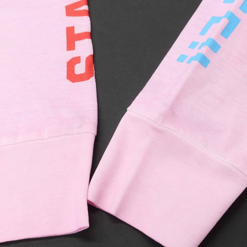 【新品アウトレット】ディースクエアード DSQUARED2 コットン クルーネック 長袖Tシャツ ライトピンク【 S 】【 状態ランクN- 】【 メンズ 】