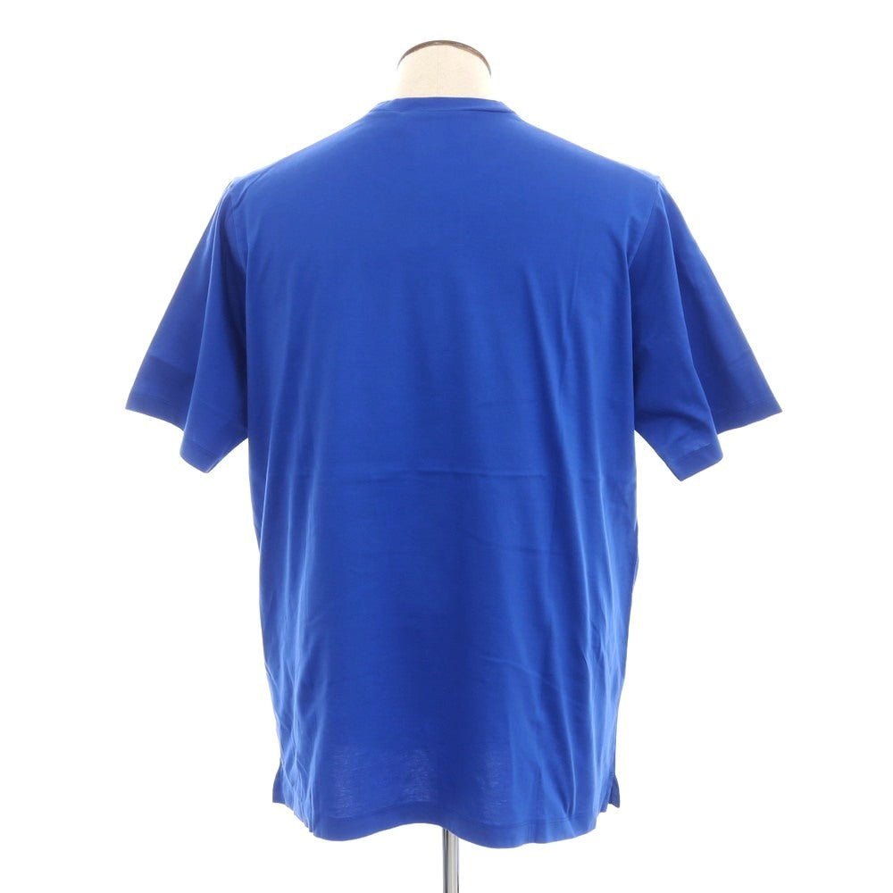 【新品】ディースクエアード DSQUARED2 コットン クルーネック 半袖Tシャツ ブルー【 L 】【 状態ランクN 】【 メンズ 】