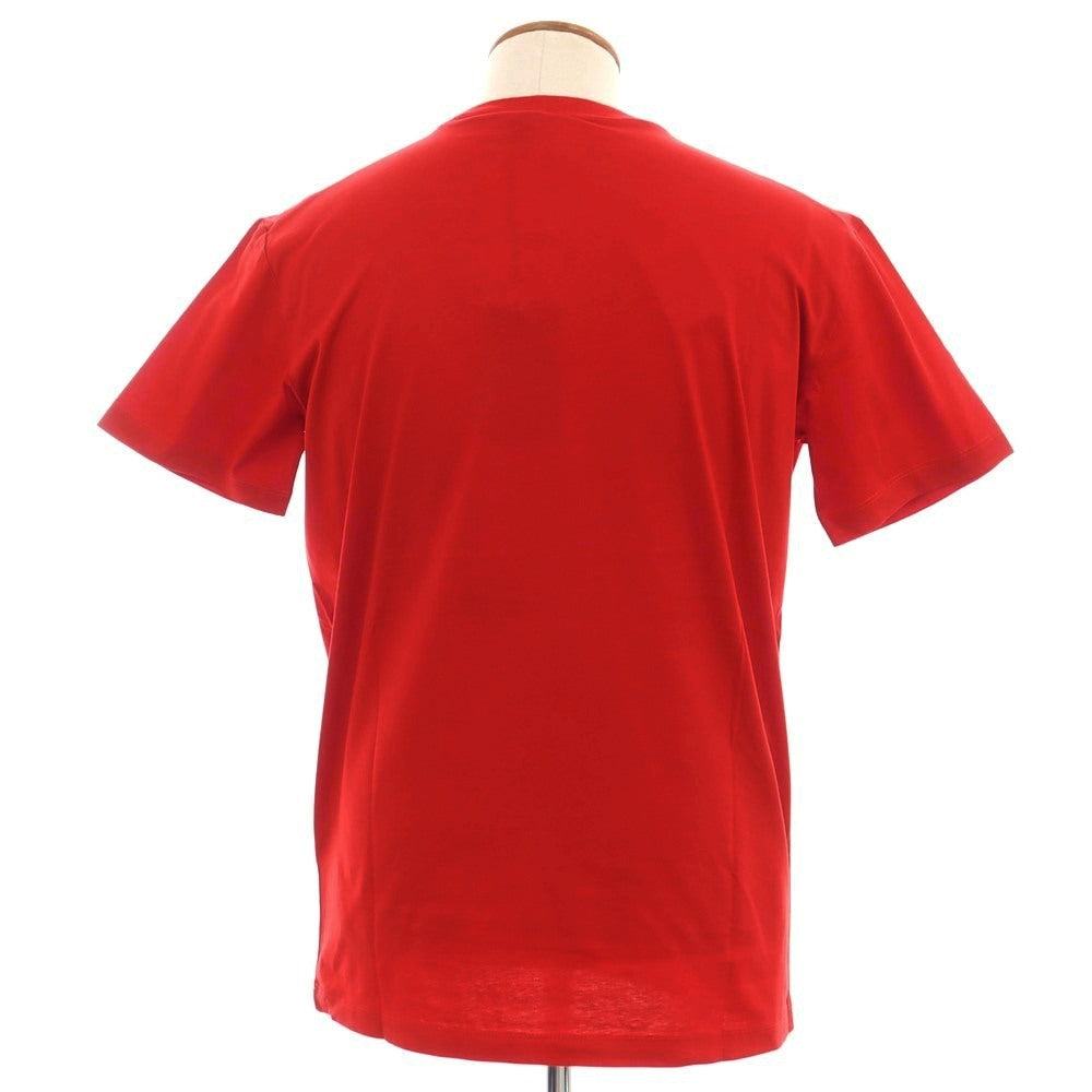 【新品】ディースクエアード DSQUARED2 コットン クルーネック 半袖Tシャツ レッド【 L 】【 状態ランクN 】【 メンズ 】