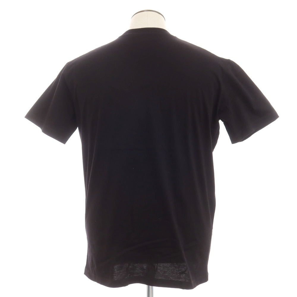 【新品アウトレット】ディースクエアード DSQUARED2 コットン クルーネック 半袖Tシャツ ブラック【 XL 】【 状態ランクN- 】【 メンズ 】