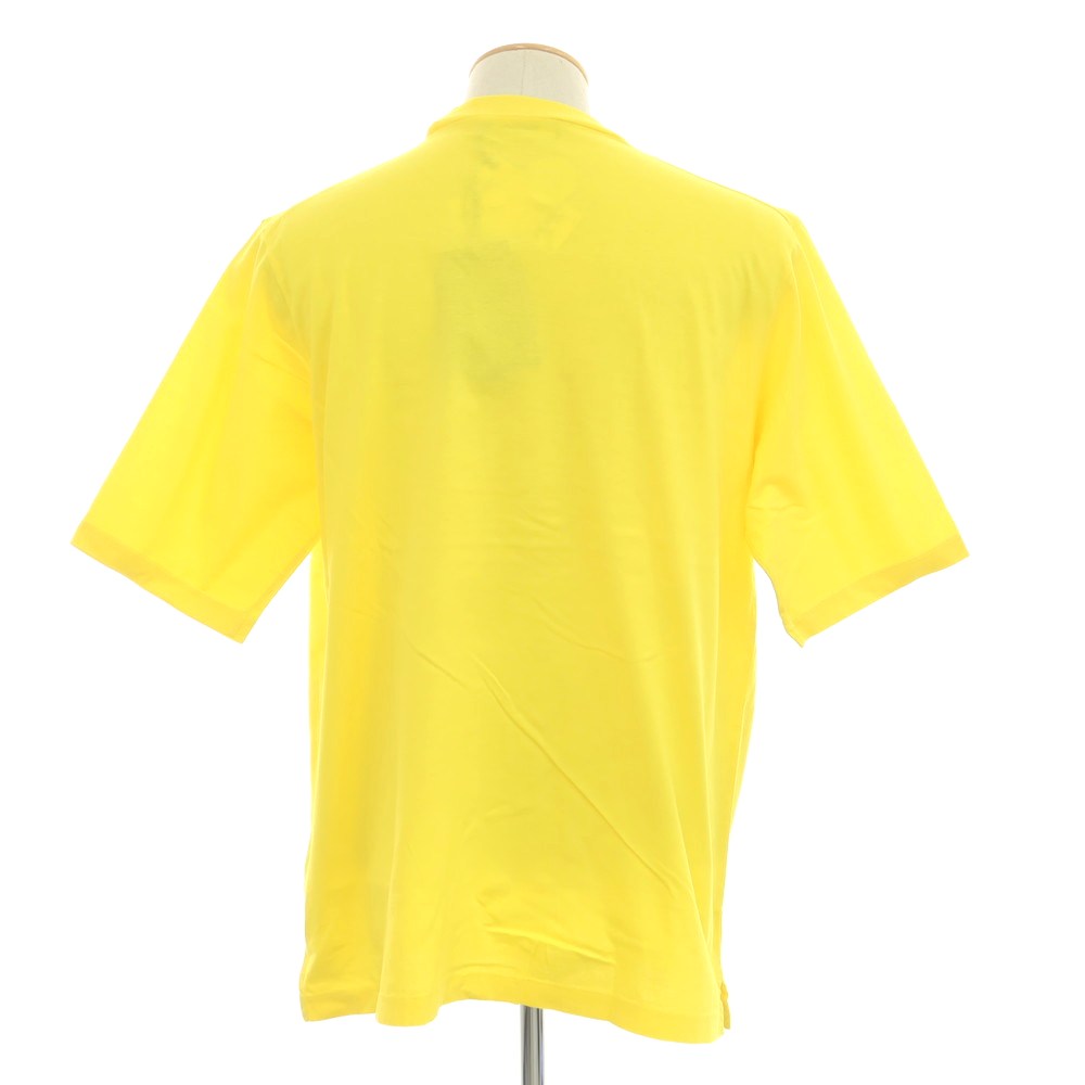 【新品】ディースクエアード DSQUARED2 コットン クルーネック 半袖Tシャツ イエロー【 S 】【 状態ランクN 】【 メンズ 】