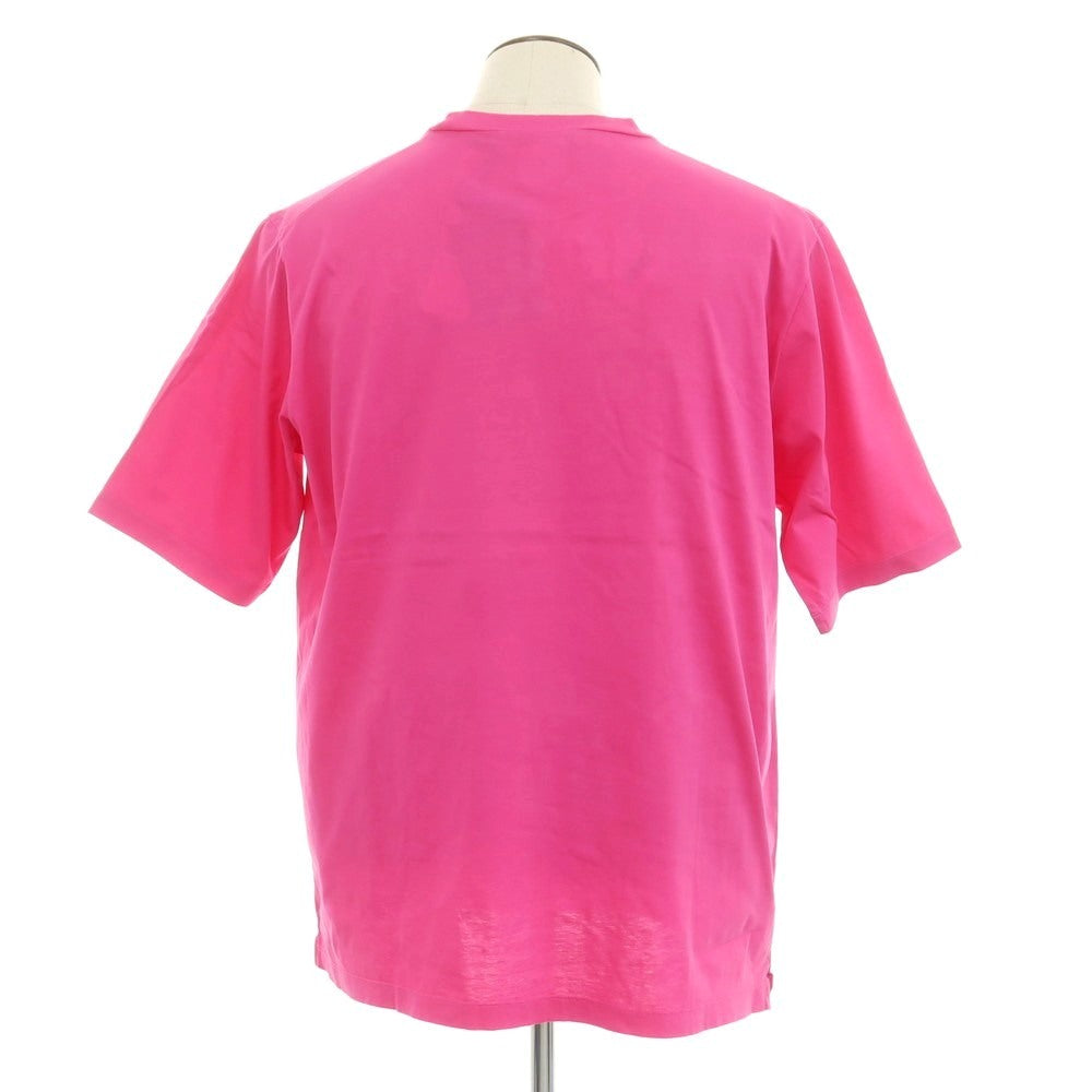 【新品】ディースクエアード DSQUARED2 コットン クルーネック 半袖Tシャツ ショッキングピンク【 L 】【 状態ランクN 】【 メンズ 】