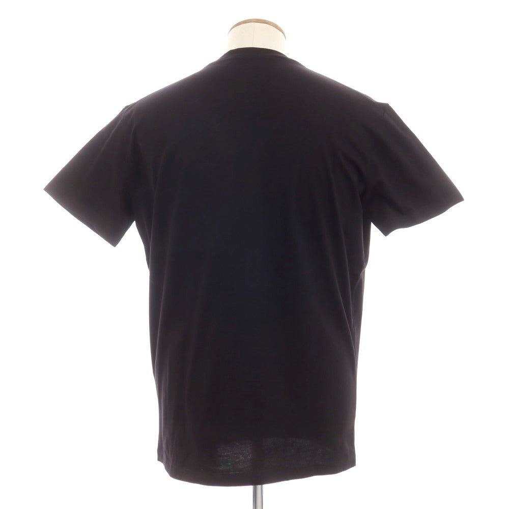 【新品】ディースクエアード DSQUARED2 コットン クルーネック 半袖Tシャツ ブラック【 L 】【 状態ランクN 】【 メンズ 】