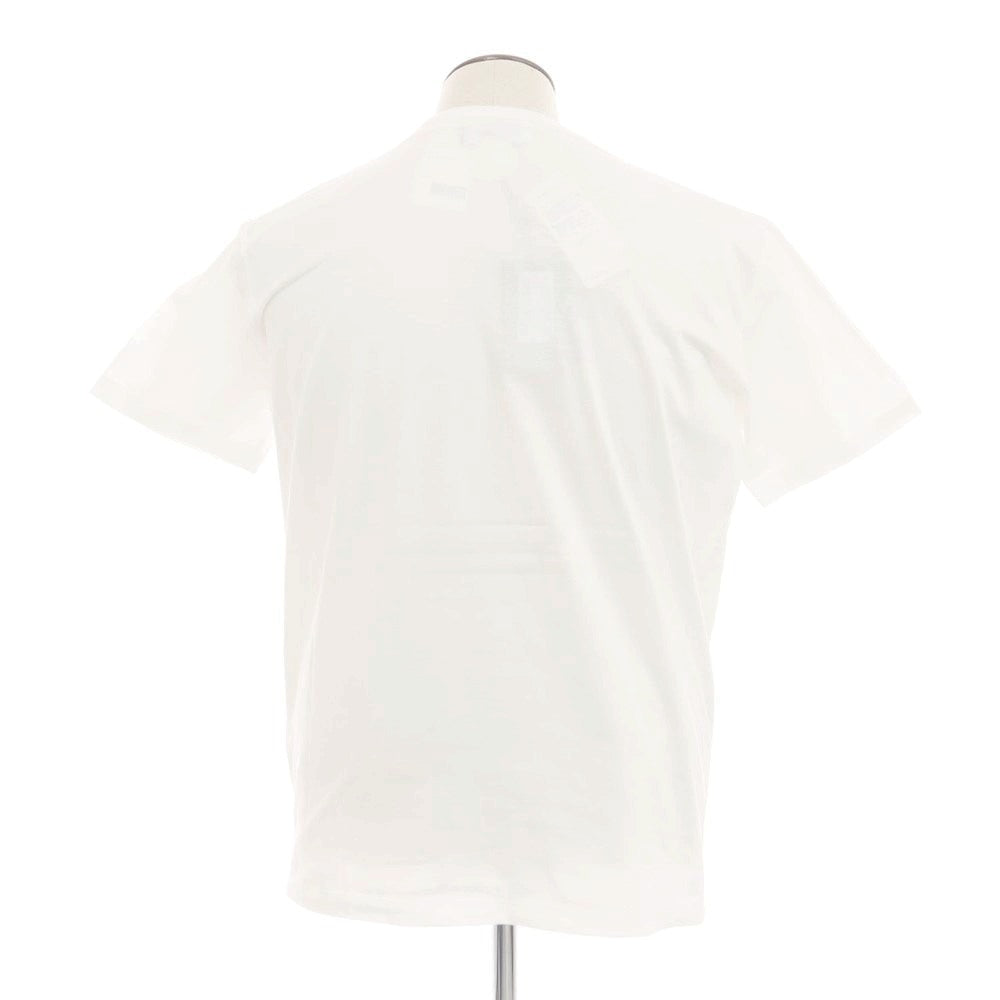 【新品】ディースクエアード DSQUARED2 コットン クルーネック 半袖Tシャツ ホワイト【 XL 】【 状態ランクN 】【 メンズ 】