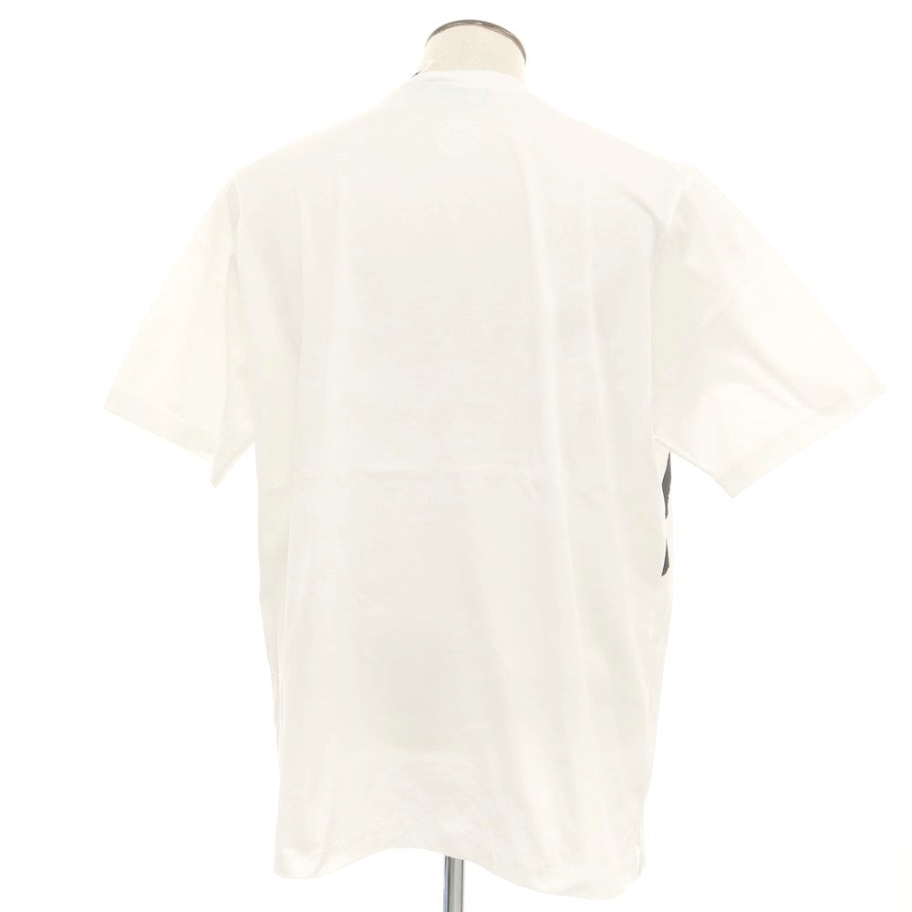 【新品】ディースクエアード DSQUARED2 コットン クルーネック 半袖Tシャツ ホワイト【 L 】【 状態ランクN 】【 メンズ 】