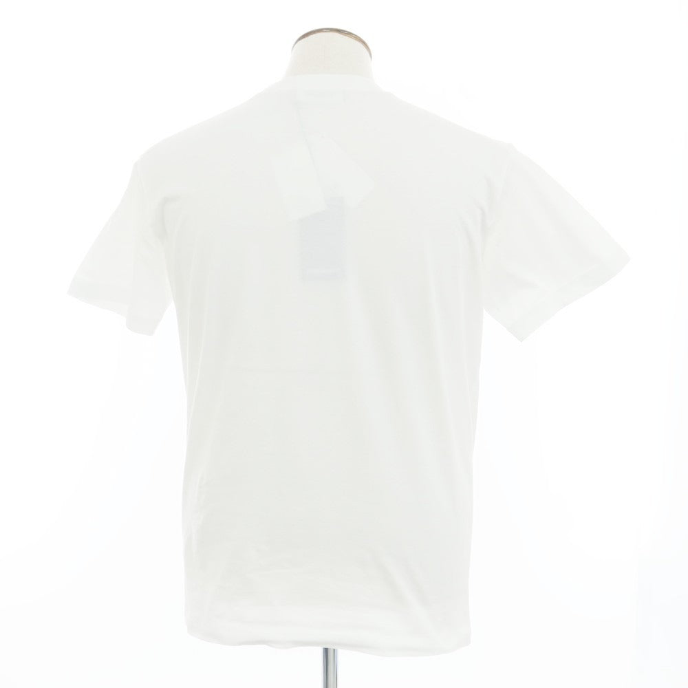 【新品アウトレット】ディースクエアード DSQUARED2 コットン クルーネック 半袖Tシャツ ホワイト【 L 】【 状態ランクN- 】【 メンズ 】