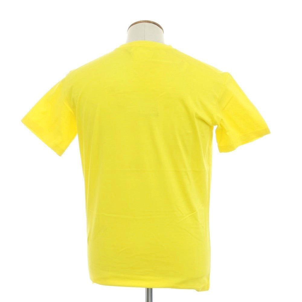 【新品】ディースクエアード DSQUARED2 コットン クルーネック 半袖Tシャツ イエロー【 M 】【 状態ランクN 】【 メンズ 】