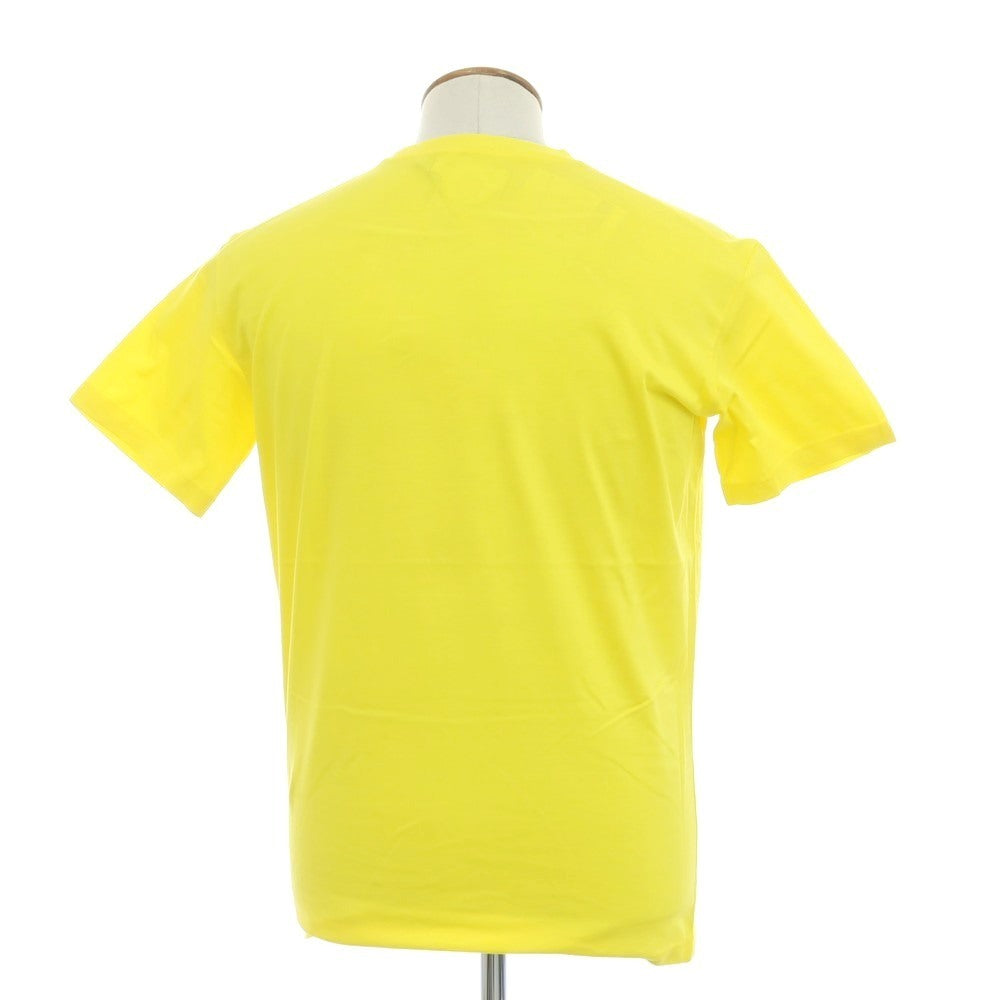 【新品】ディースクエアード DSQUARED2 コットン クルーネック 半袖Tシャツ イエロー【 M 】【 状態ランクN 】【 メンズ 】