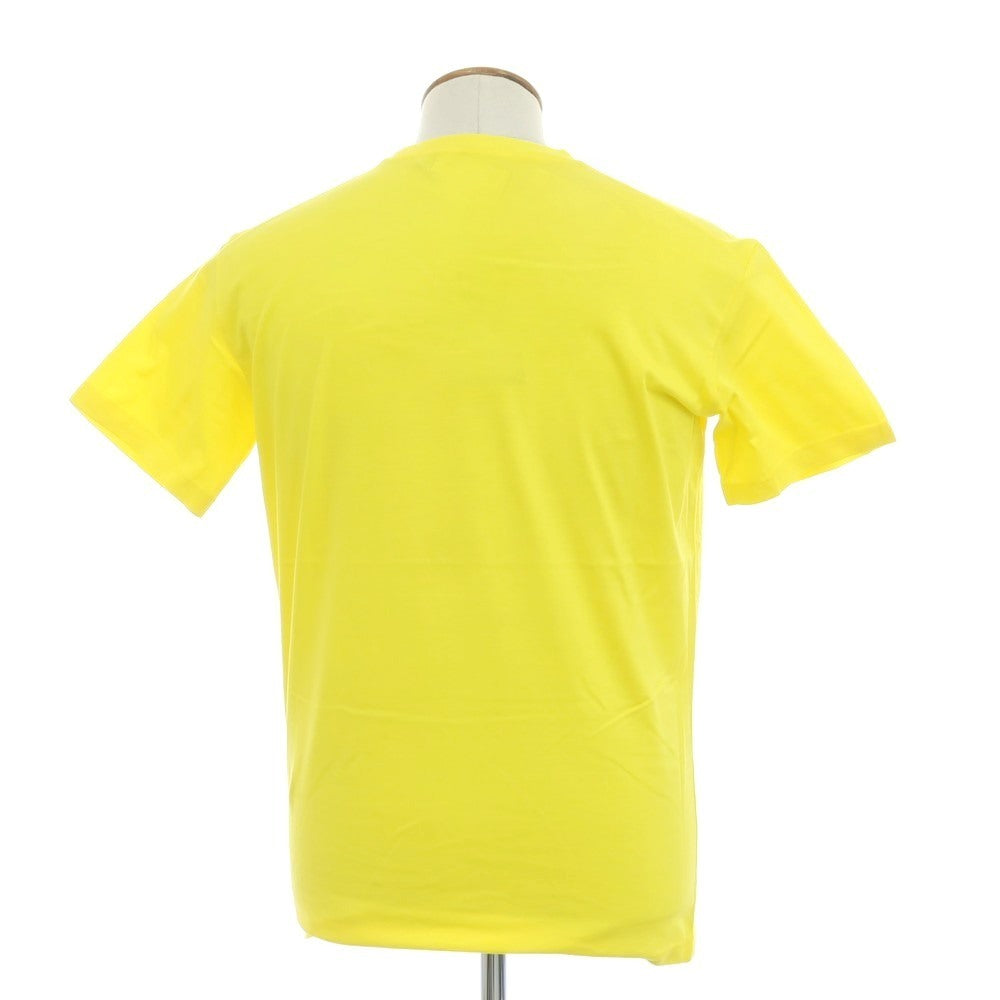【新品】ディースクエアード DSQUARED2 コットン クルーネック 半袖Tシャツ イエロー【 M 】【 状態ランクN 】【 メンズ 】