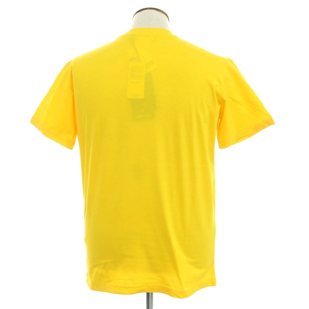 【新品】ディースクエアード DSQUARED2 コットン クルーネック 半袖Tシャツ イエロー【 L 】【 状態ランクN 】【 メンズ 】