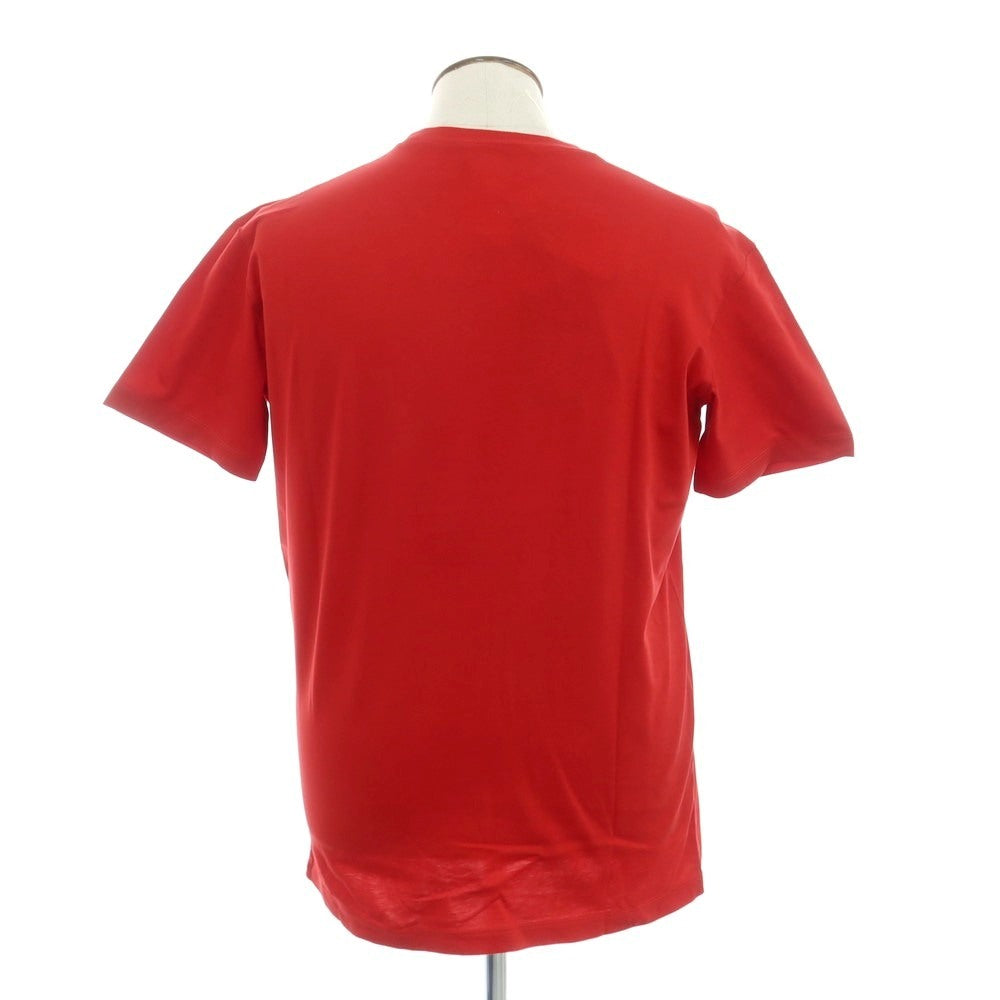 【新品】ディースクエアード DSQUARED2 コットン クルーネック 半袖Tシャツ レッド【 L 】【 状態ランクN 】【 メンズ 】