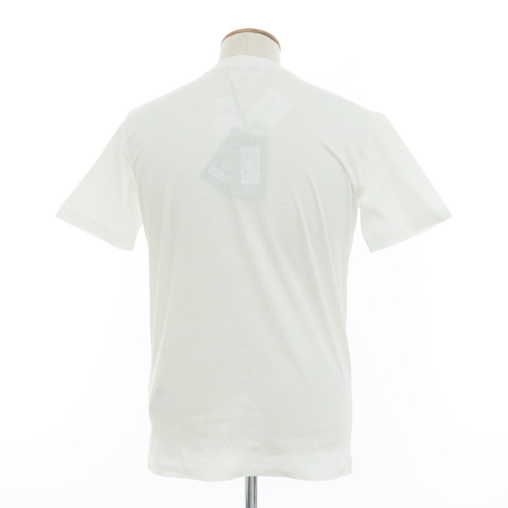 【新品】ディースクエアード DSQUARED2 コットン クルーネック 半袖Tシャツ ホワイト【 M 】【 状態ランクN 】【 メンズ 】