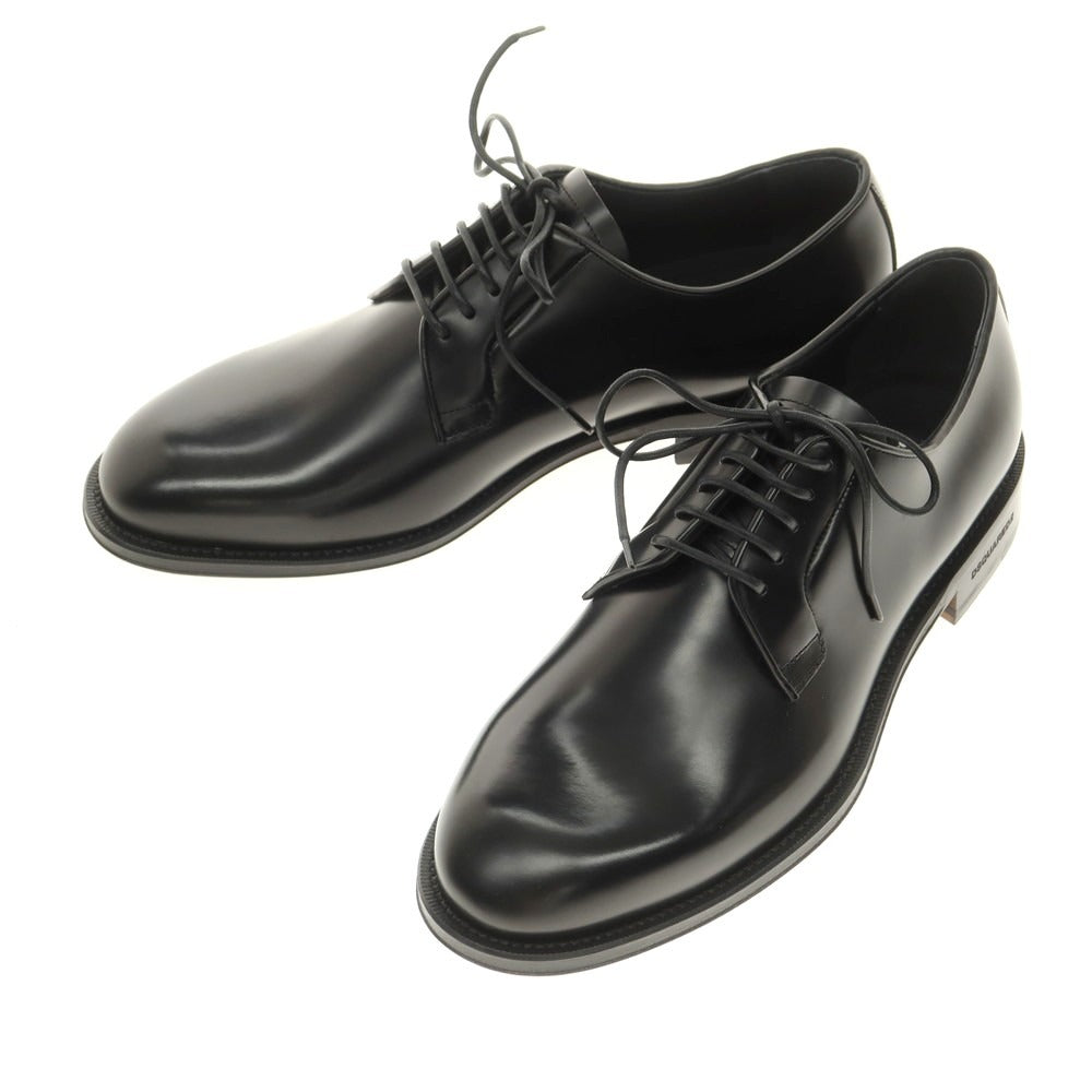 【新品】ディースクエアード DSQUARED2 ラウンドトゥ ドレスシューズ ブラック【 41 】【 状態ランクN 】【 メンズ 】