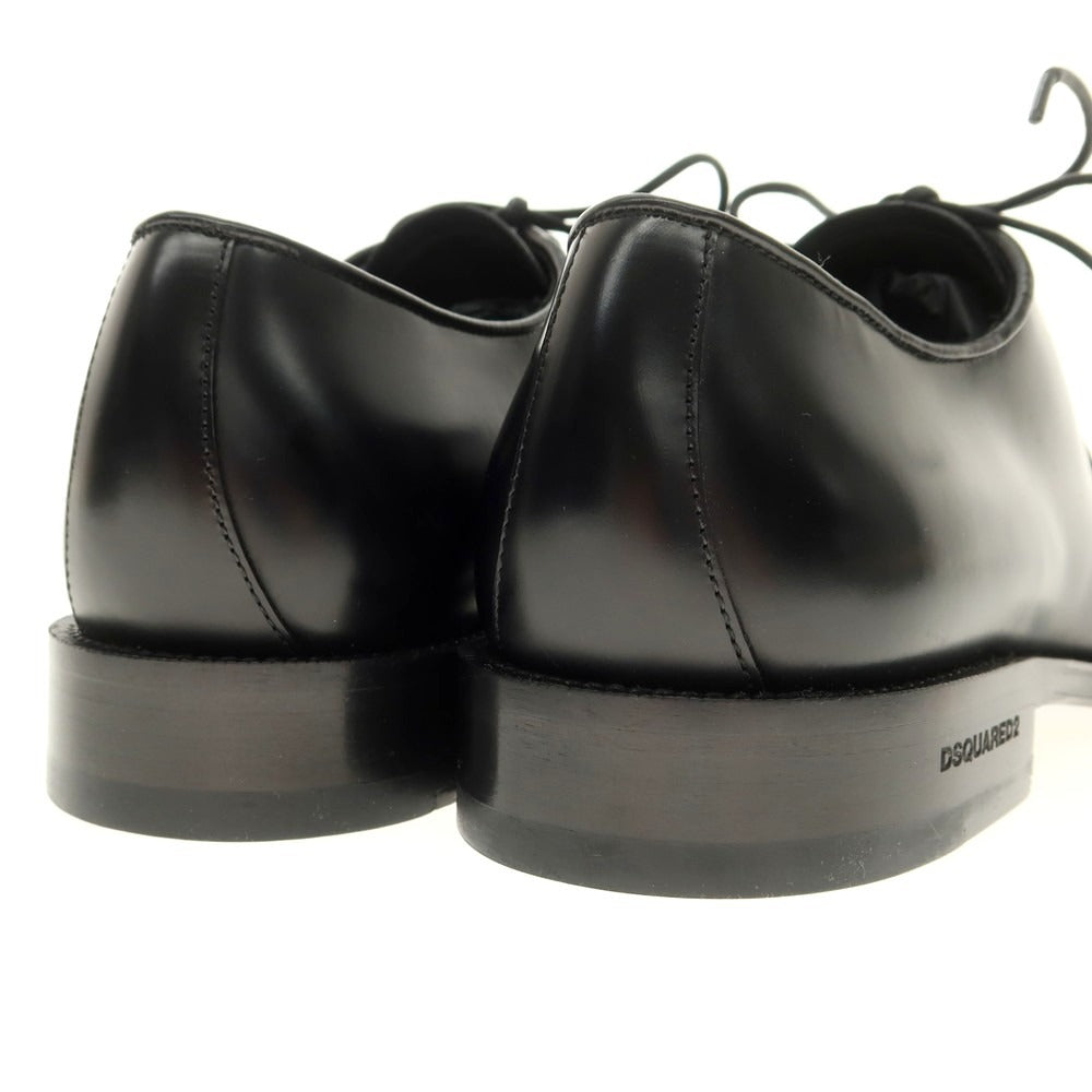 【新品】ディースクエアード DSQUARED2 ラウンドトゥ ドレスシューズ ブラック【 41 】【 状態ランクN 】【 メンズ 】