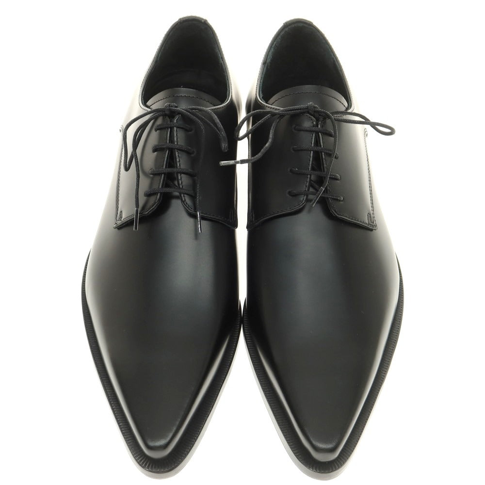 【新品】ディースクエアード DSQUARED2 ポインテッドトゥ レザー シューズ ブラック【 41 】【 状態ランクN 】【 メンズ 】
