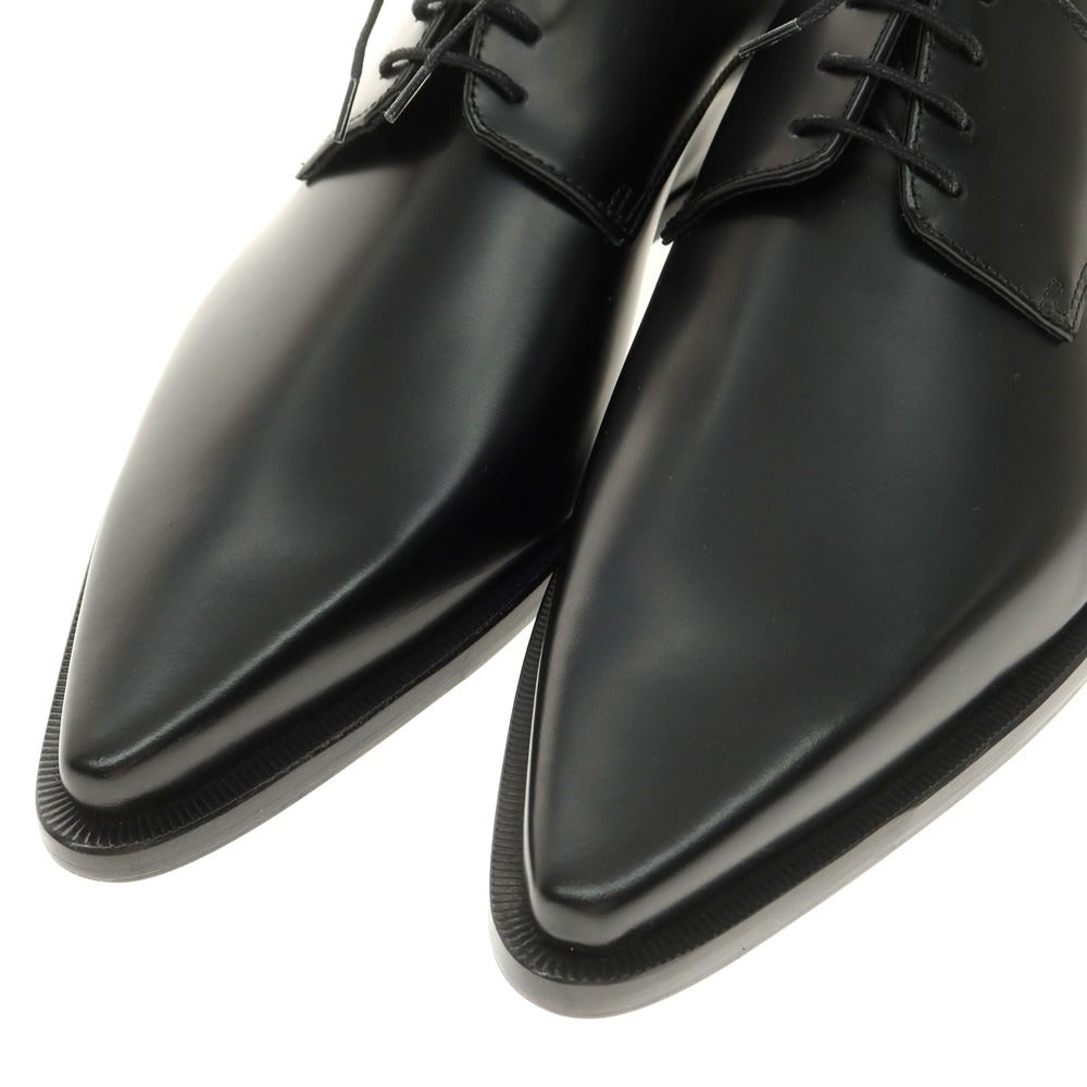 【新品】ディースクエアード DSQUARED2 ポインテッドトゥ レザー シューズ ブラック【 42 】【 状態ランクN 】【 メンズ 】