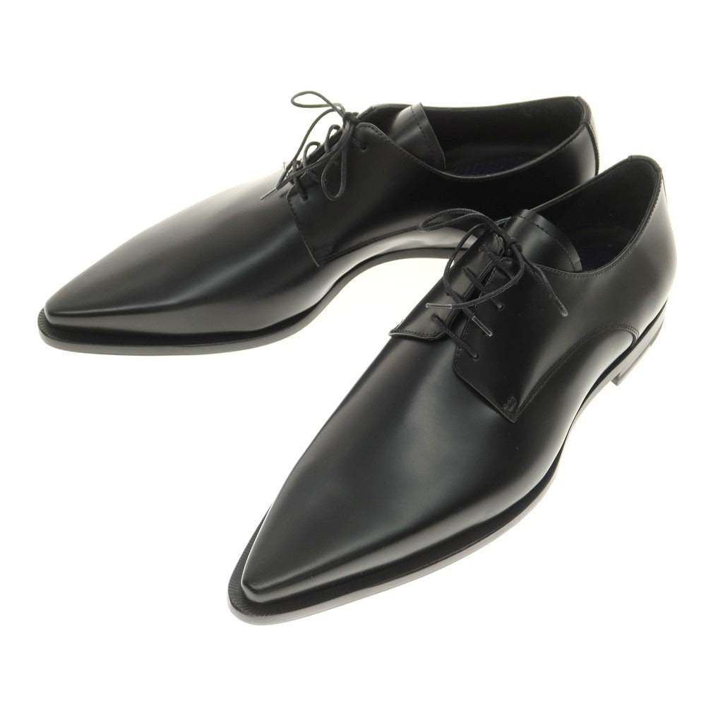 【新品】ディースクエアード DSQUARED2 ポインテッドトゥ レザー シューズ ブラック【 43 】【 状態ランクN 】【 メンズ 】