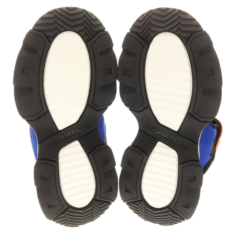 【新品】ディースクエアード DSQUARED2 WAVE スニーカーサンダル ブルーxグリーン【 41 】【 状態ランクN 】【 メンズ 】