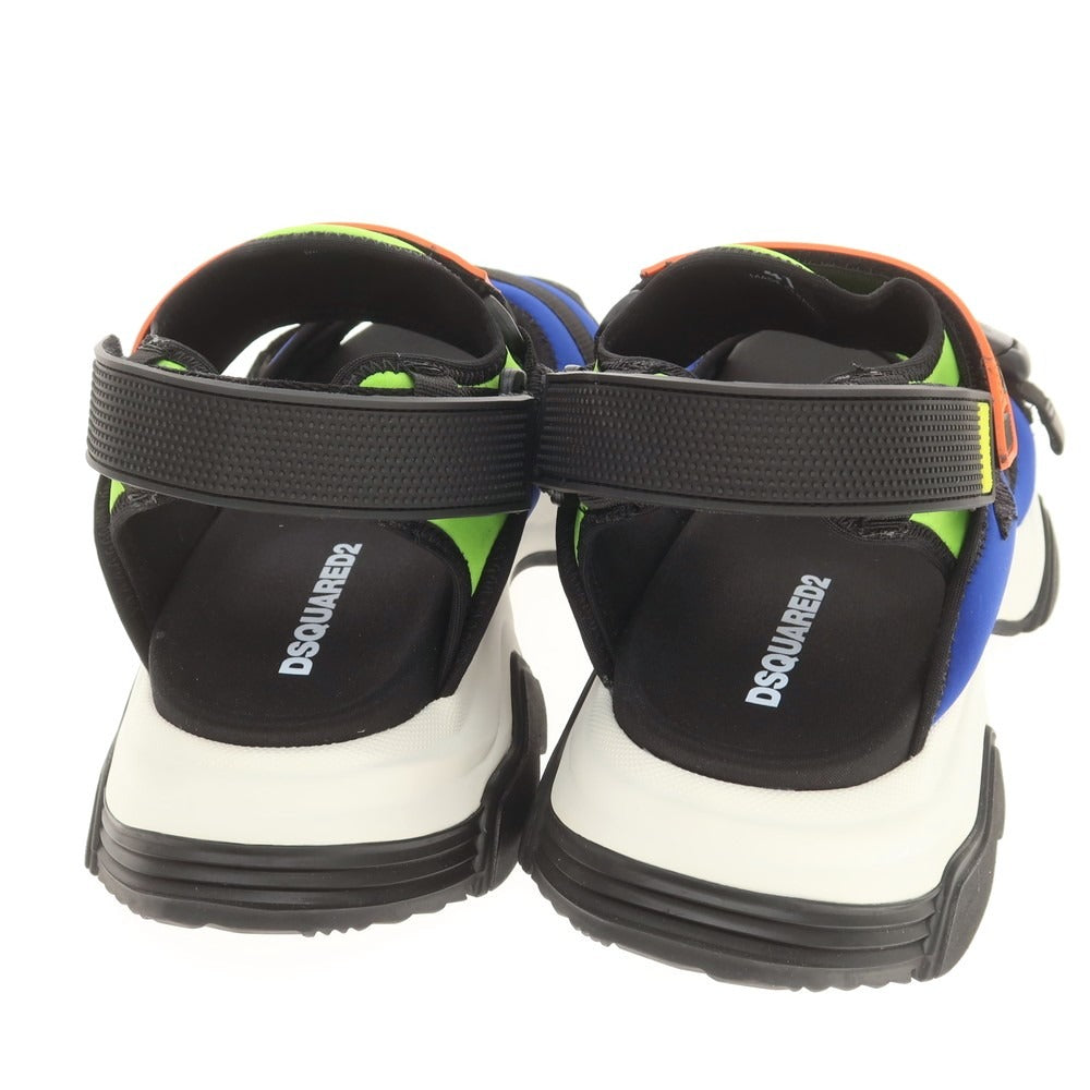 【新品】ディースクエアード DSQUARED2 WAVE スニーカーサンダル ブルーxグリーン【 42 】【 状態ランクN 】【 メンズ 】