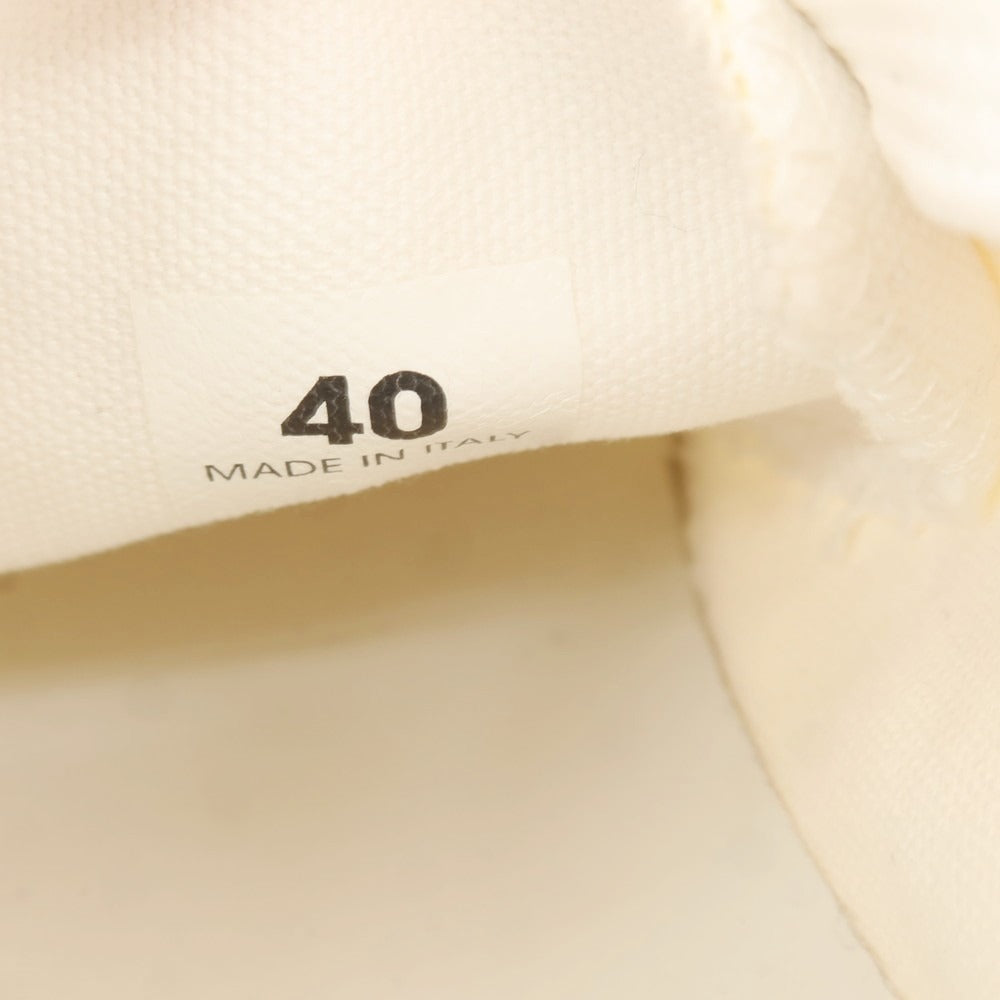 【新品アウトレット】ディースクエアード DSQUARED2 BERLIN キャンバス スニーカー ホワイト【 40 】【 状態ランクN- 】【 メンズ 】