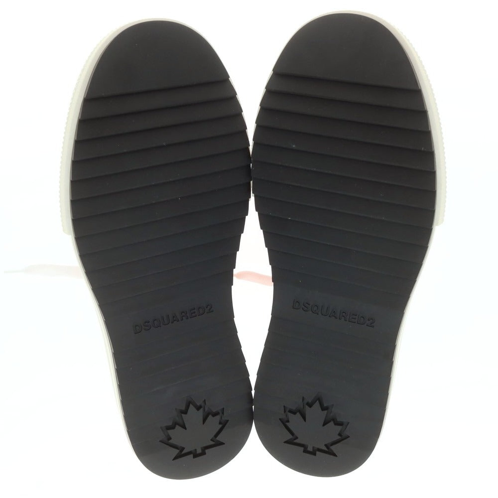 【新品アウトレット】ディースクエアード DSQUARED2 BERLIN キャンバス スニーカー レッド【 43 】【 状態ランクN- 】【 メンズ 】