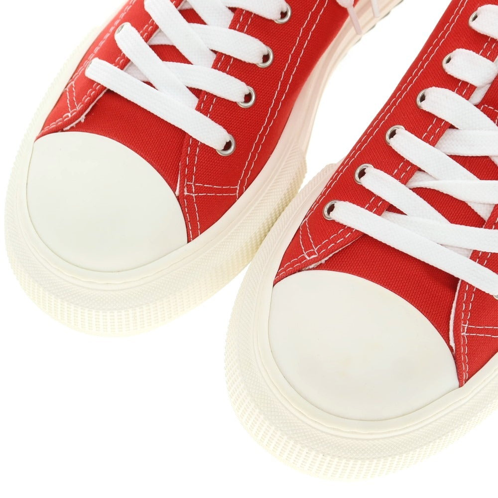 【新品アウトレット】ディースクエアード DSQUARED2 BERLIN キャンバス スニーカー レッド【 43 】【 状態ランクN- 】【 メンズ 】