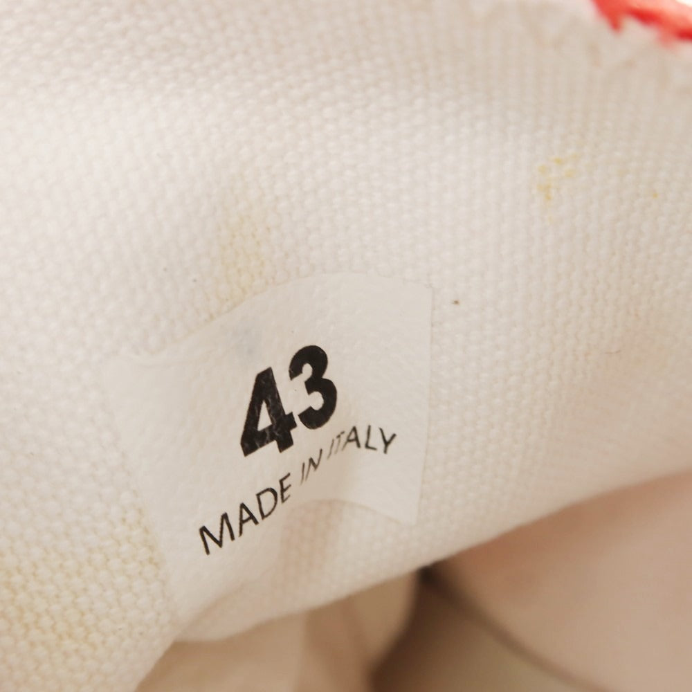 【新品アウトレット】ディースクエアード DSQUARED2 BERLIN キャンバス スニーカー レッド【 43 】【 状態ランクN- 】【 メンズ 】