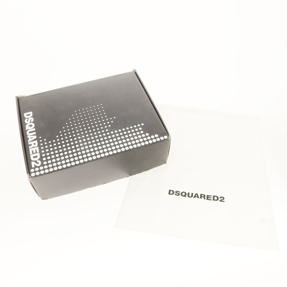 【新品アウトレット】ディースクエアード DSQUARED2 ×SMURFS キャンバス スニーカー ブラック【 40 】【 状態ランクN- 】【 メンズ 】