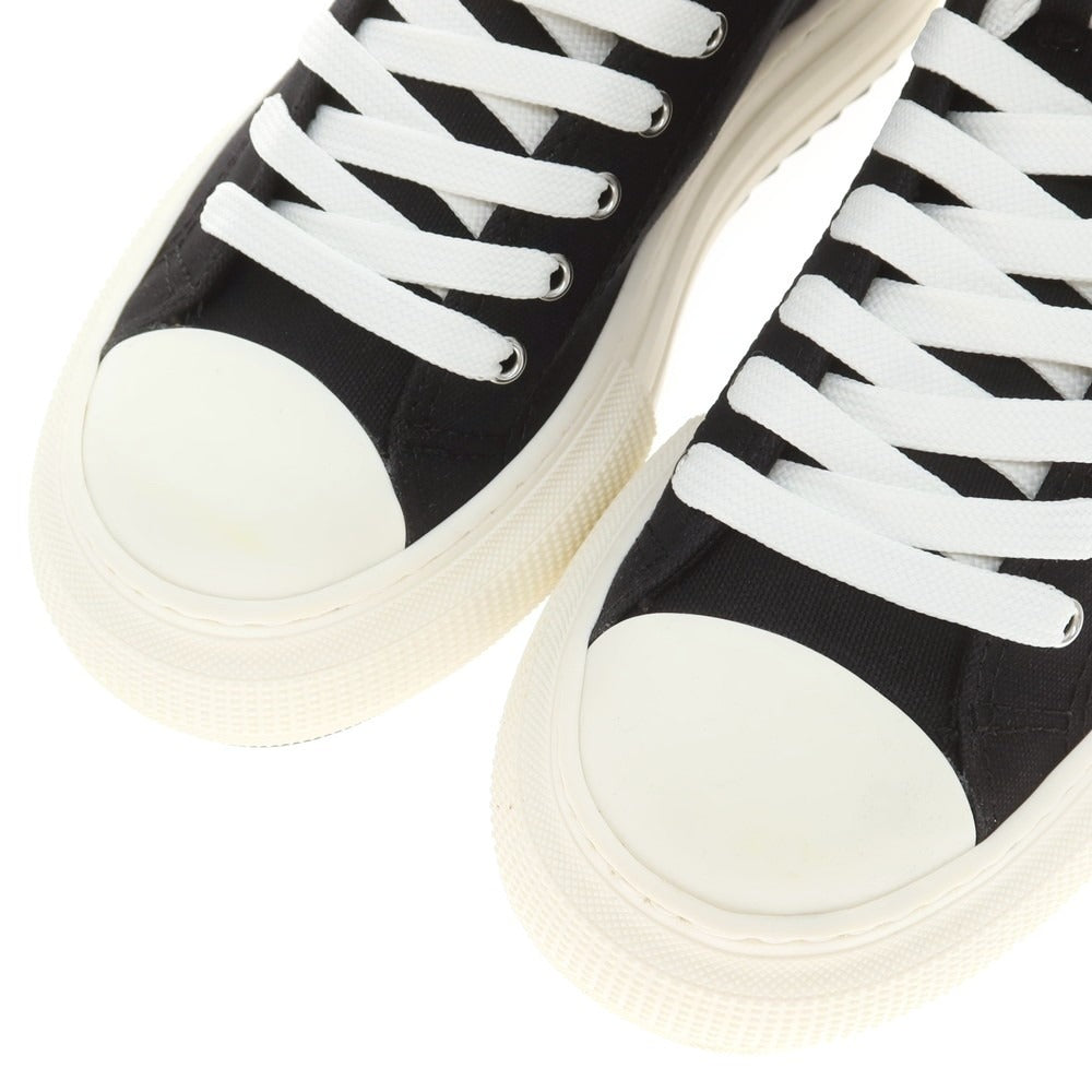 【新品アウトレット】ディースクエアード DSQUARED2 ×SMURFS キャンバス スニーカー ブラック【 40 】【 状態ランクN- 】【 メンズ 】