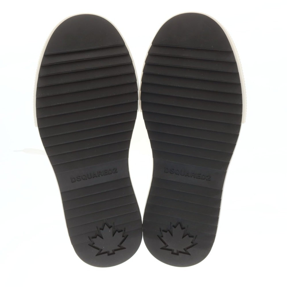 【新品アウトレット】ディースクエアード DSQUARED2  BERLIN キャンバス スニーカー イエロー【 42 】【 状態ランクN- 】【 メンズ 】