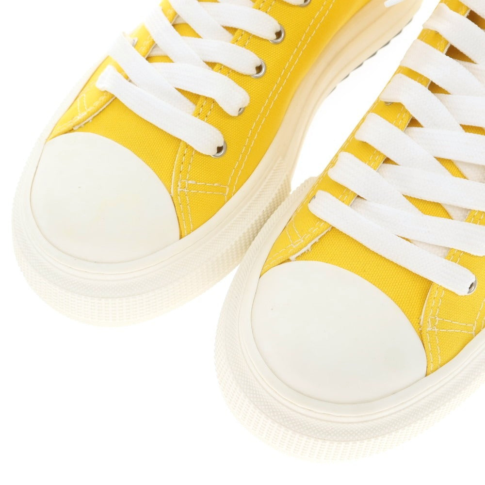 【新品アウトレット】ディースクエアード DSQUARED2  BERLIN キャンバス スニーカー イエロー【 42 】【 状態ランクN- 】【 メンズ 】