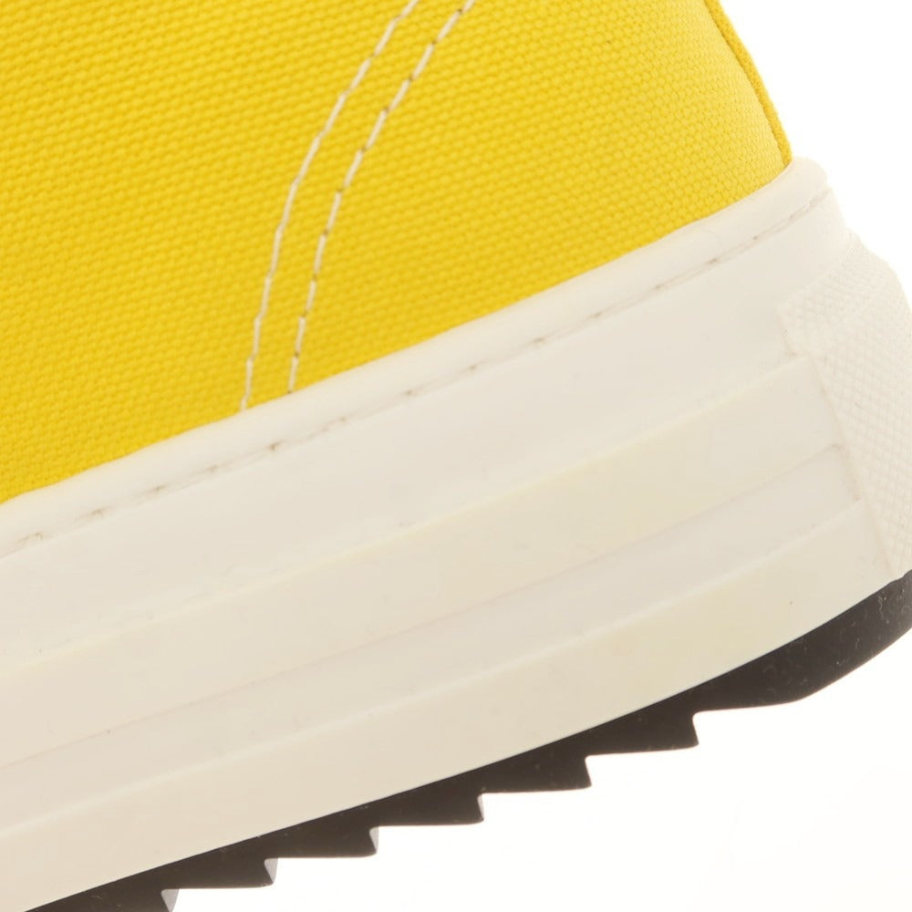 【新品アウトレット】ディースクエアード DSQUARED2  BERLIN キャンバス スニーカー イエロー【 42 】【 状態ランクN- 】【 メンズ 】