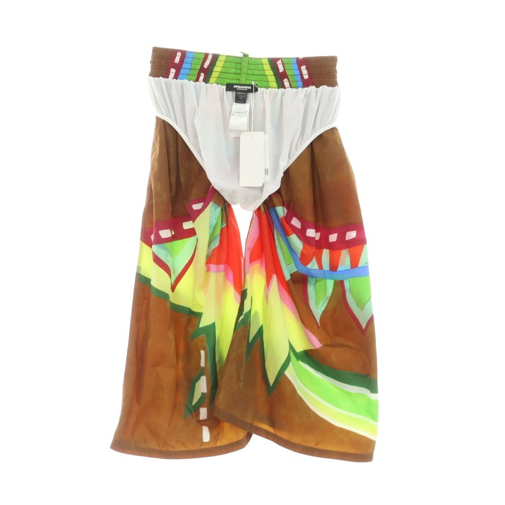 【新品】ディースクエアード DSQUARED2 スイムウェア 水着 ブラウン系【 46 】【 状態ランクN 】【 メンズ 】