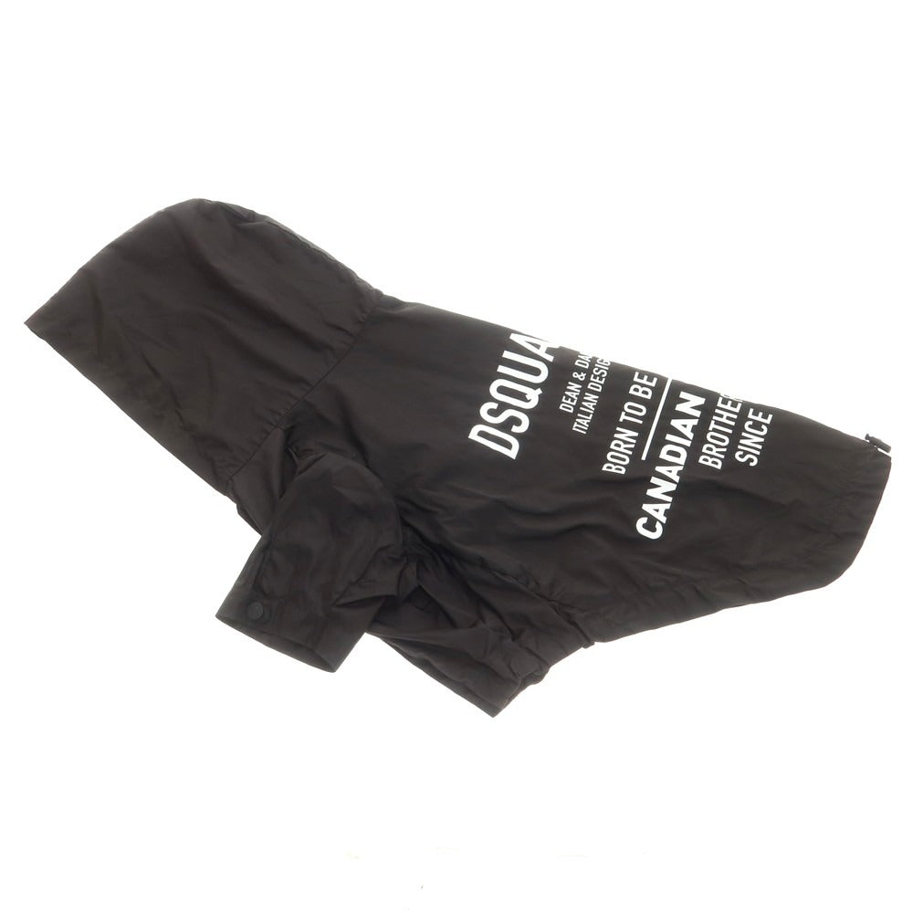 【新品】ディースクエアード DSQUARED2 ドッグウェア 犬用ナイロンパーカー ブラック【 3 】【 状態ランクN 】【 メンズ 】