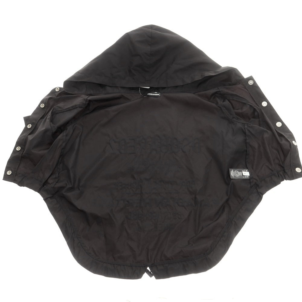 【新品】ディースクエアード DSQUARED2 ドッグウェア 犬用ナイロンパーカー ブラック【 3 】【 状態ランクN 】【 メンズ 】