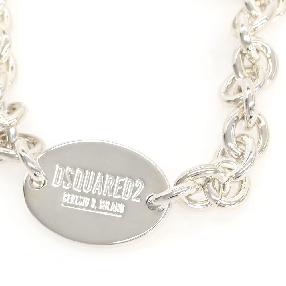 【新品】ディースクエアード DSQUARED2 チェーン ブレスレット シルバー【 S 】【 状態ランクN 】【 メンズ 】