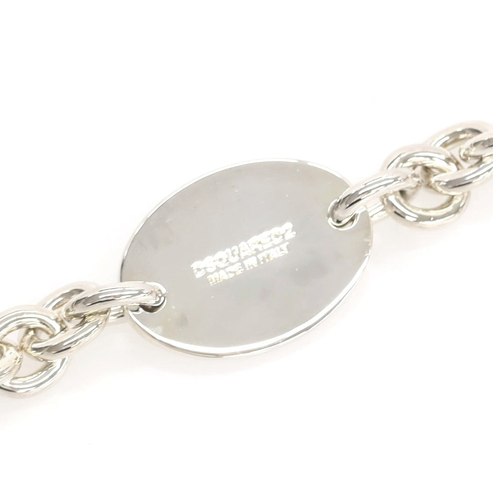 【新品】ディースクエアード DSQUARED2 チェーン ブレスレット シルバー【 S 】【 状態ランクN 】【 メンズ 】