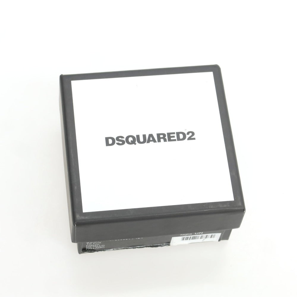 【新品】ディースクエアード DSQUARED2 ロゴ タイピン シルバー【 状態ランクN 】【 メンズ 】